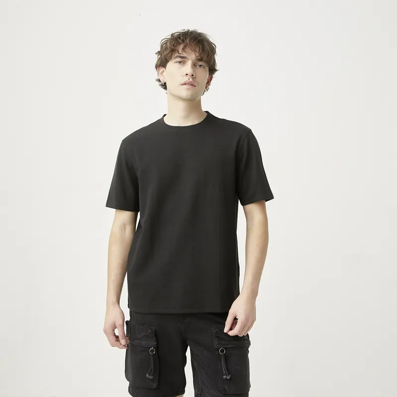 BASEMENT - Polera Manga Corta Hombre Basement
