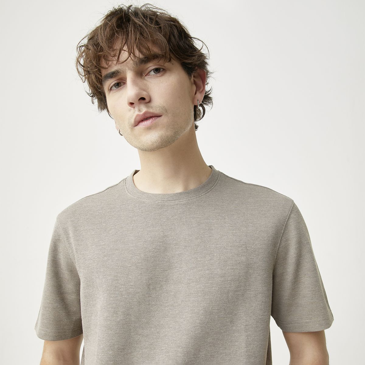 BASEMENT - Polera Manga Corta Hombre Basement