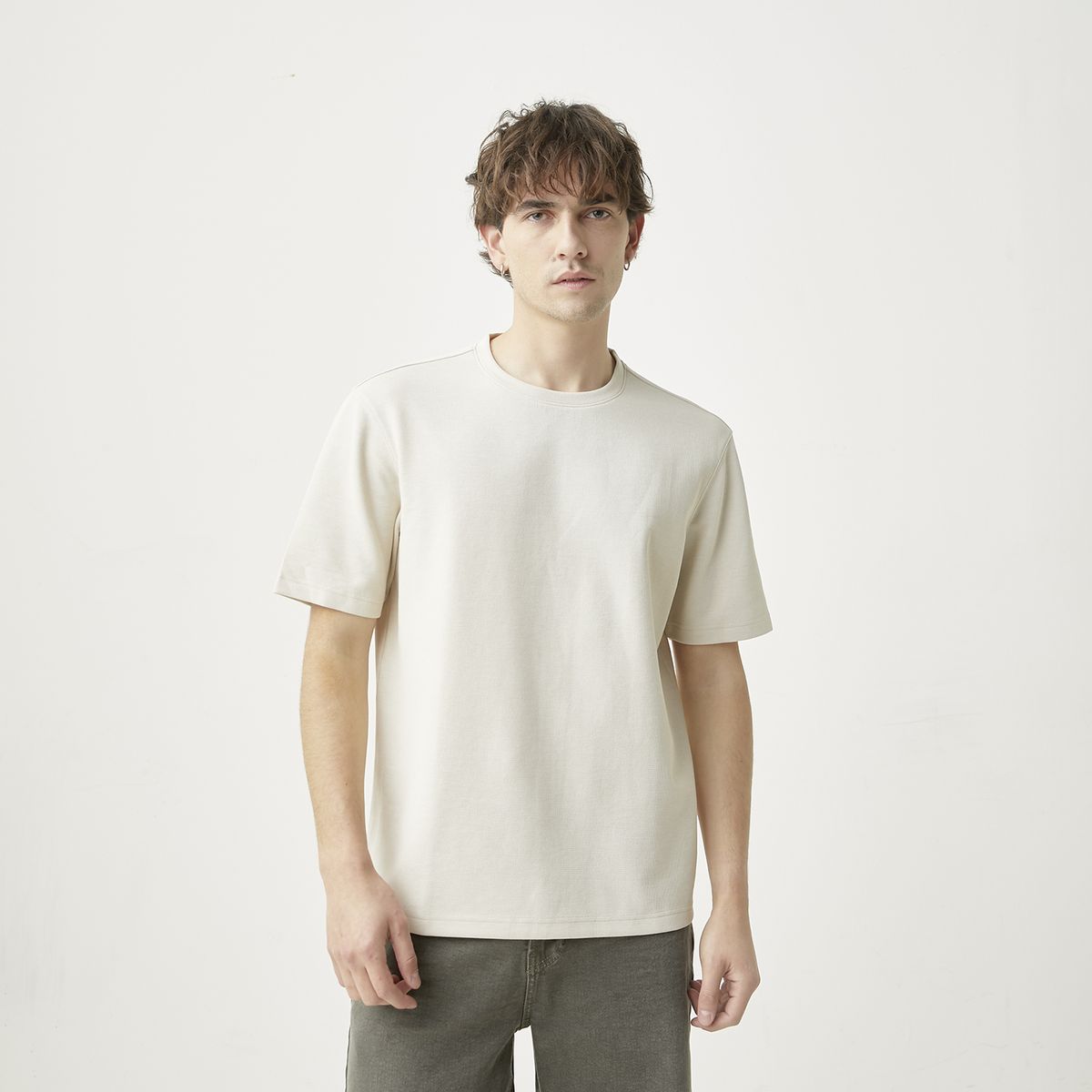 BASEMENT - Polera Manga Corta Hombre Basement