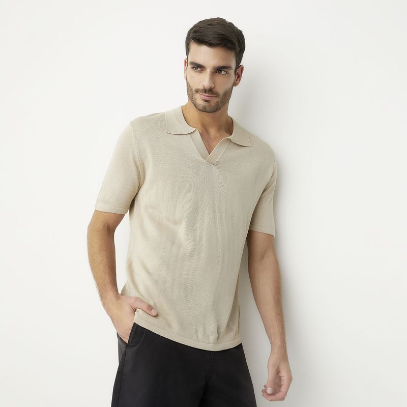 BASEMENT - Polera Manga Corta Hombre Basement