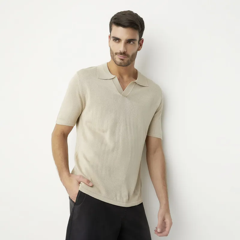 BASEMENT - Polera Manga Corta Hombre Basement