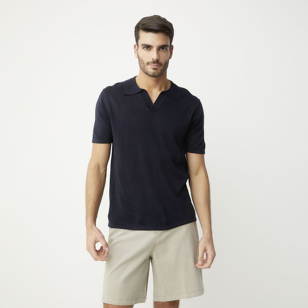 BASEMENT - Polera Manga Corta Hombre Basement