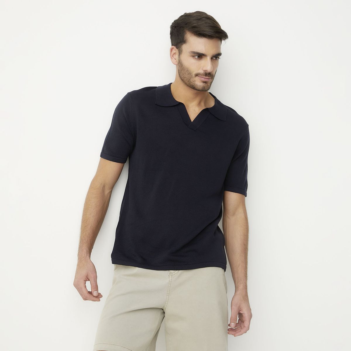 BASEMENT - Polera Manga Corta Hombre Basement