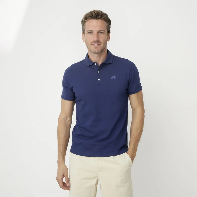 LA MARTINA - Polera Manga Corta Hombre La Martina