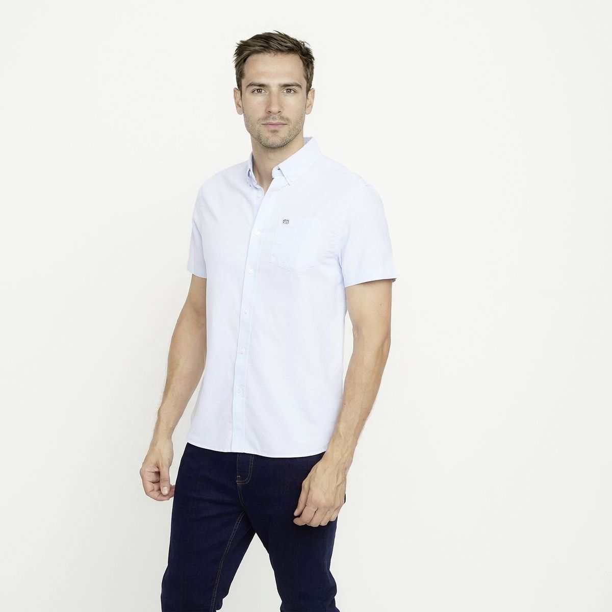 UNIVERSITY CLUB - Camisa Manga Corta Casual Hombre University Club