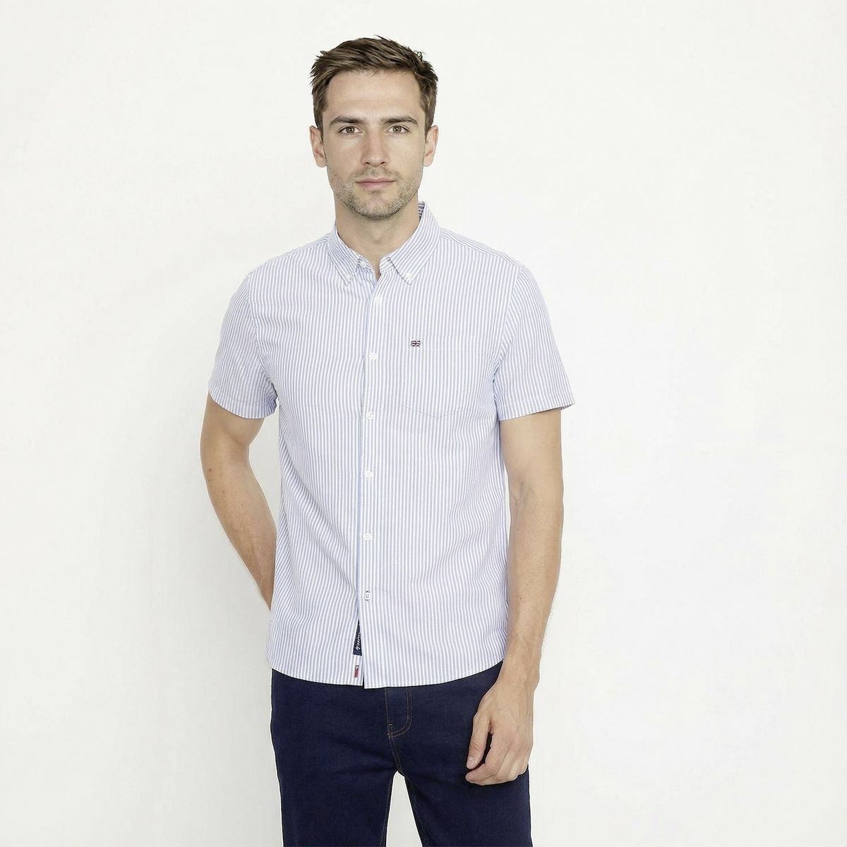 UNIVERSITY CLUB - Camisa Manga Corta Casual Hombre University Club