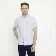 UNIVERSITY CLUB - Camisa Manga Corta Casual Hombre