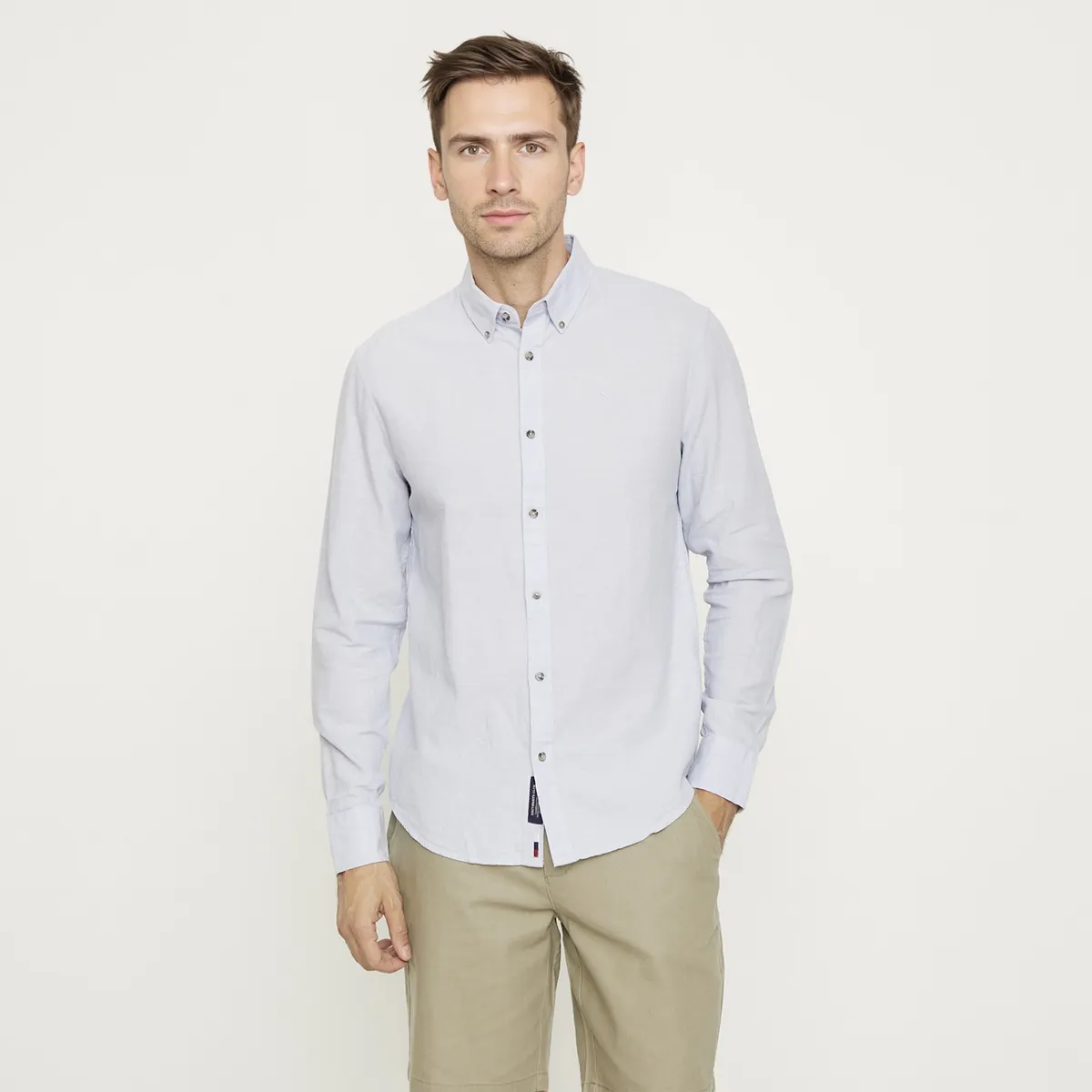 UNIVERSITY CLUB - Camisa Manga Larga Casual Casual Hombre University Club