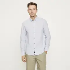 UNIVERSITY CLUB - Camisa Manga Larga Casual Casual Hombre