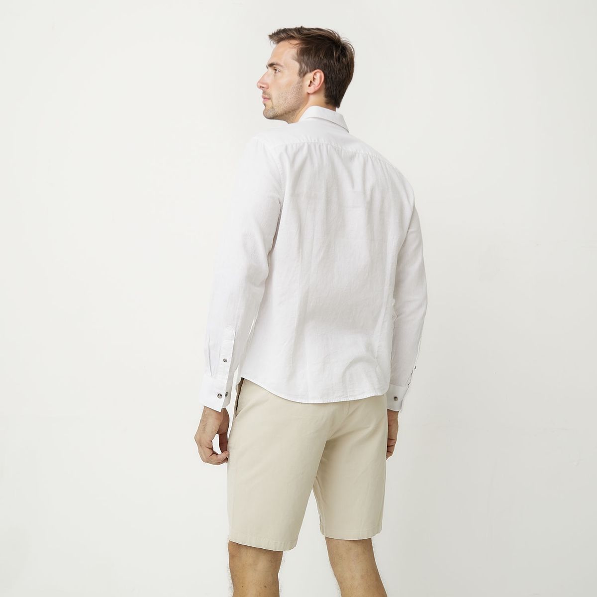 UNIVERSITY CLUB - Camisa Manga Larga Casual Casual Hombre University Club