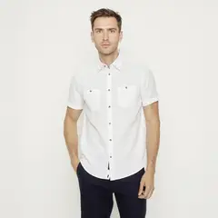 UNIVERSITY CLUB - Camisa Manga Corta Casual Hombre