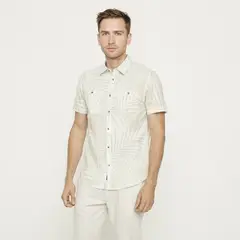 UNIVERSITY CLUB - Camisa Manga Corta Casual Hombre