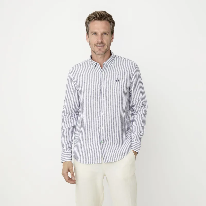 LA MARTINA - Camisa Manga Larga Casual Casual Hombre La Martina