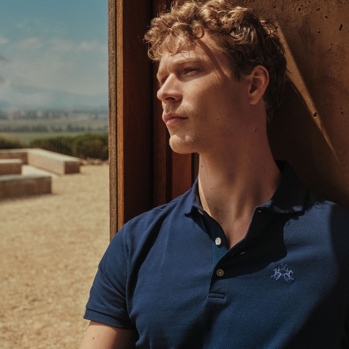 LA MARTINA - Polera Manga Corta Hombre La Martina