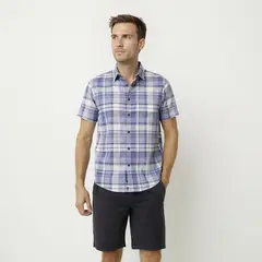 UNIVERSITY CLUB - Camisa Manga Corta Casual Hombre