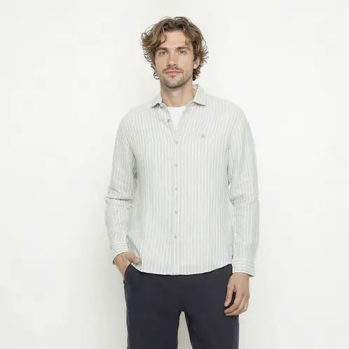 CASCAIS - Camisa Casual Lino Hombre