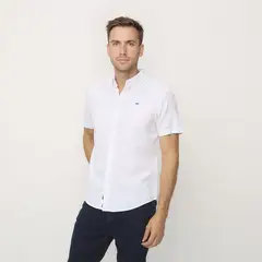 UNIVERSITY CLUB - Camisa Manga Corta Casual Hombre