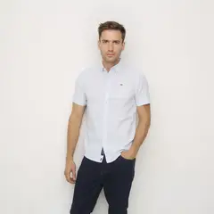 UNIVERSITY CLUB - Camisa Manga Corta Casual Hombre