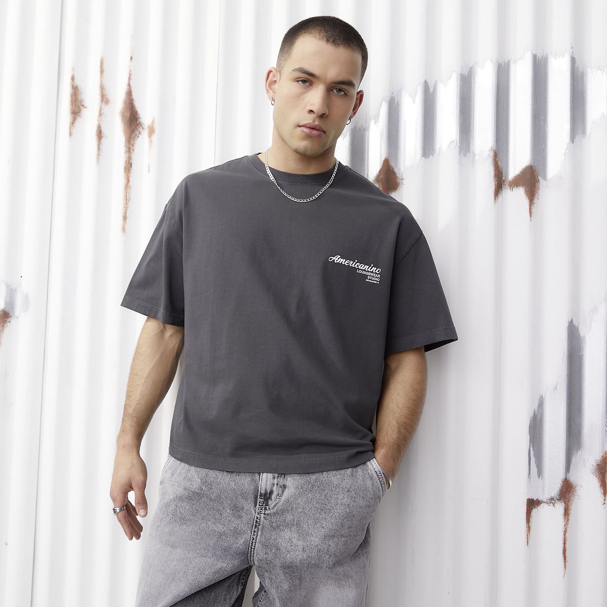 AMERICANINO - Polera Manga Corta Hombre Americanino