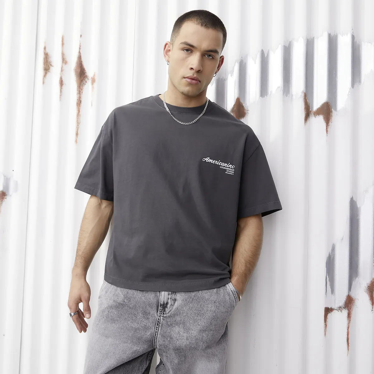 AMERICANINO - Polera Manga Corta Hombre Americanino