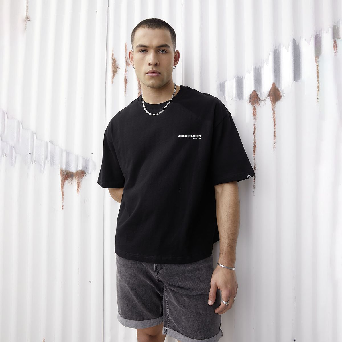 AMERICANINO - Polera Manga Corta Hombre Americanino