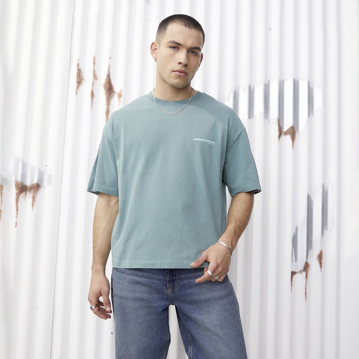 AMERICANINO - Polera Manga Corta Hombre Americanino