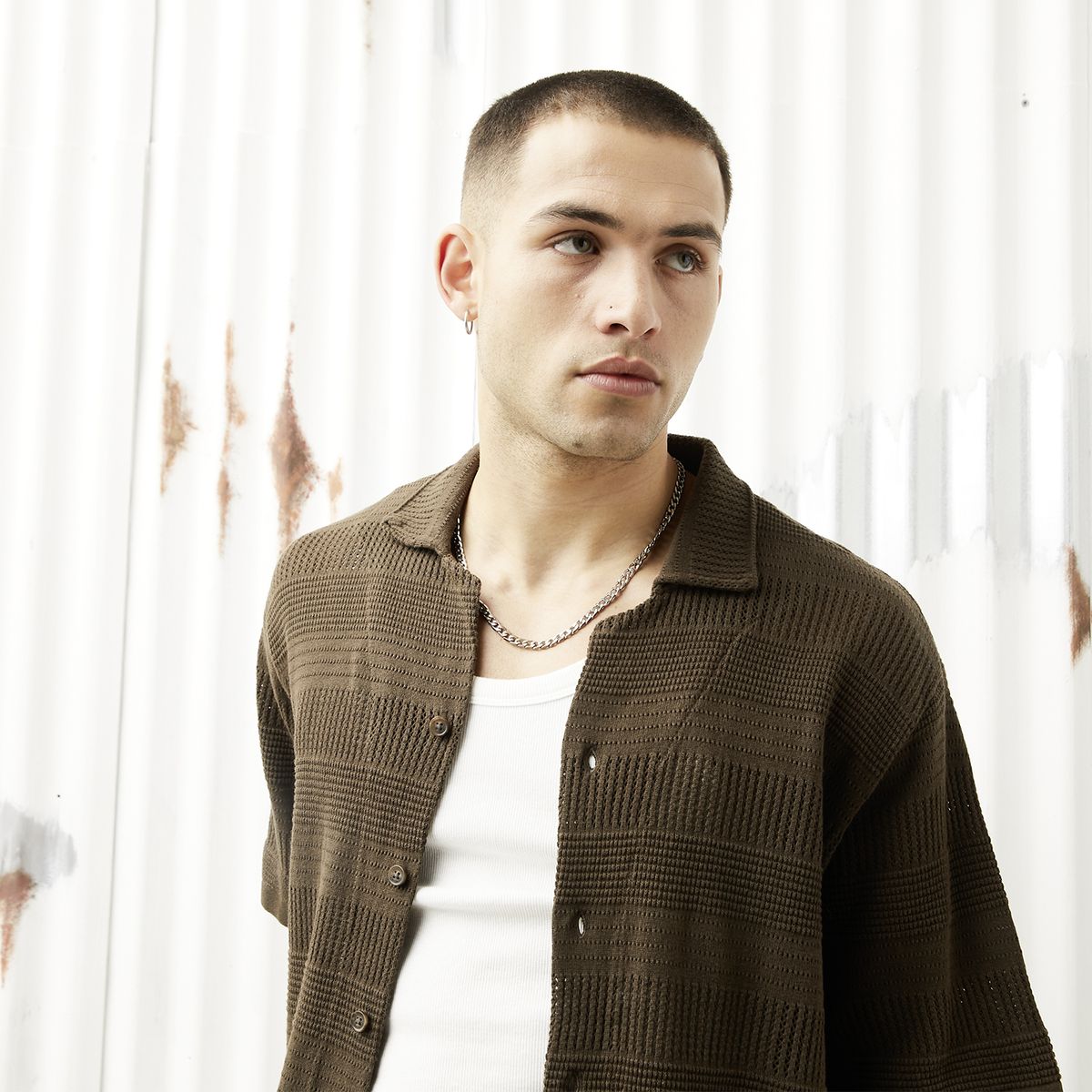 AMERICANINO - Camisa Manga Corta Hombre Americanino