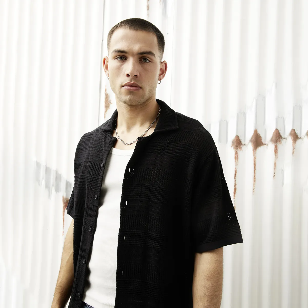 AMERICANINO - Camisa Manga Corta Hombre Americanino