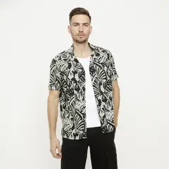 MOSSIMO - Camisa Manga Corta Casual Hombre