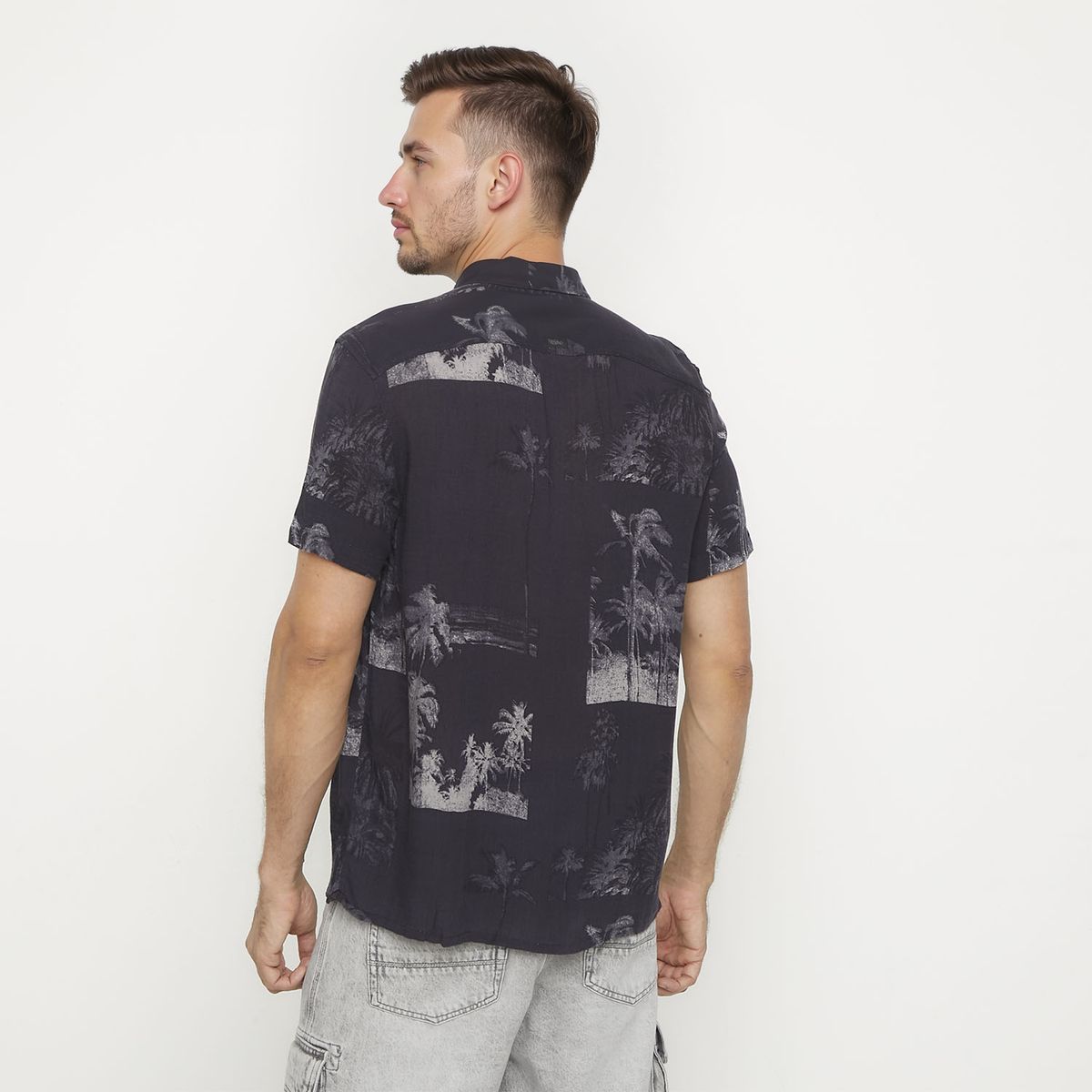 MOSSIMO - Camisa Manga Corta Casual Hombre Mossimo