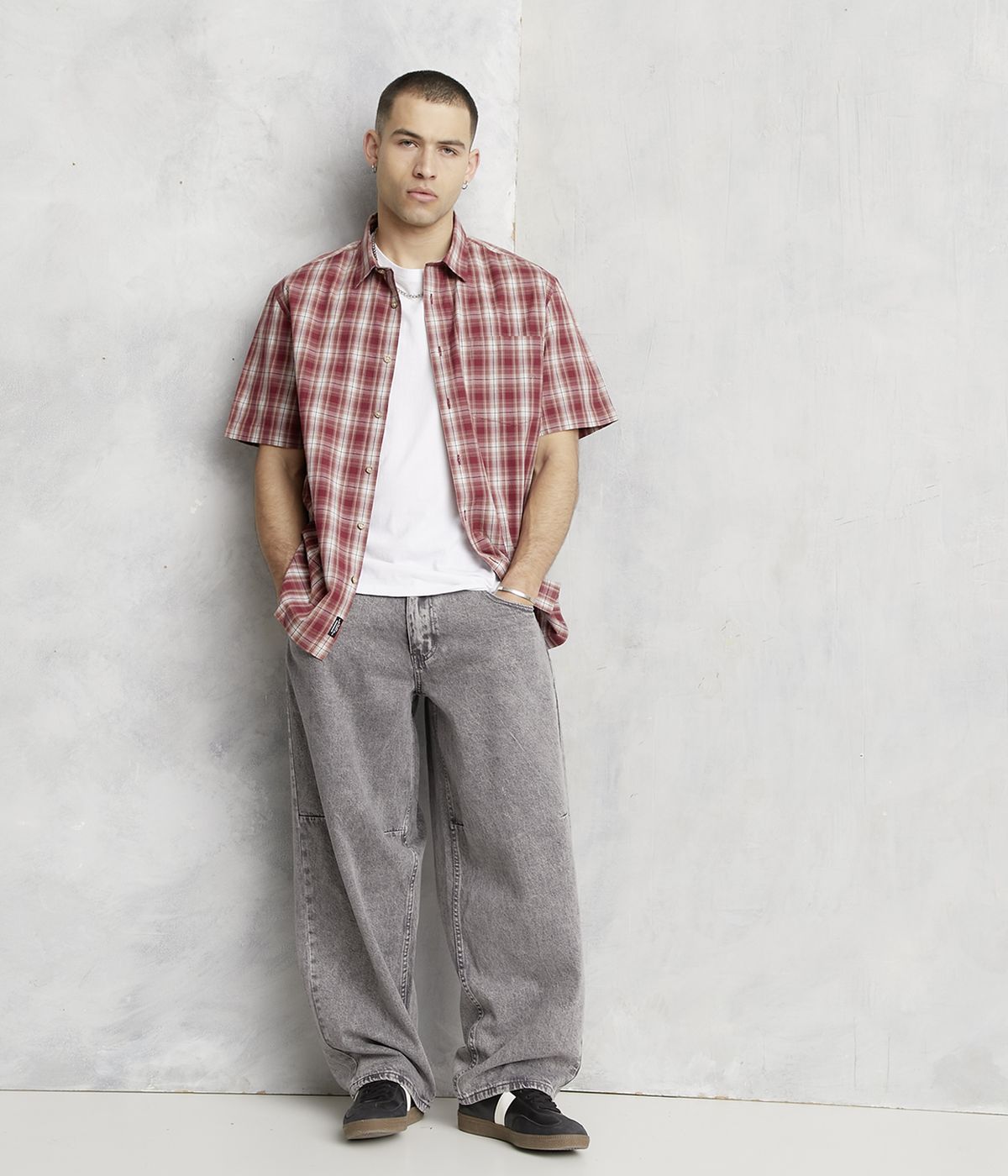 cornerstone TAPERED BAGGY PANTSグレー 46 Jeans Baggy Hombre Americanino | Americanino Chile