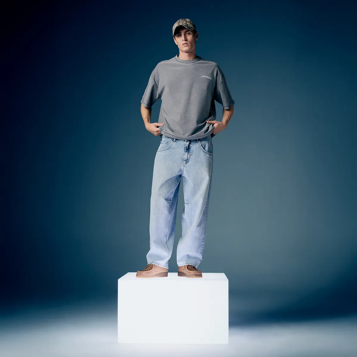 AMERICANINO - Jeans Baggy Hombre Americanino