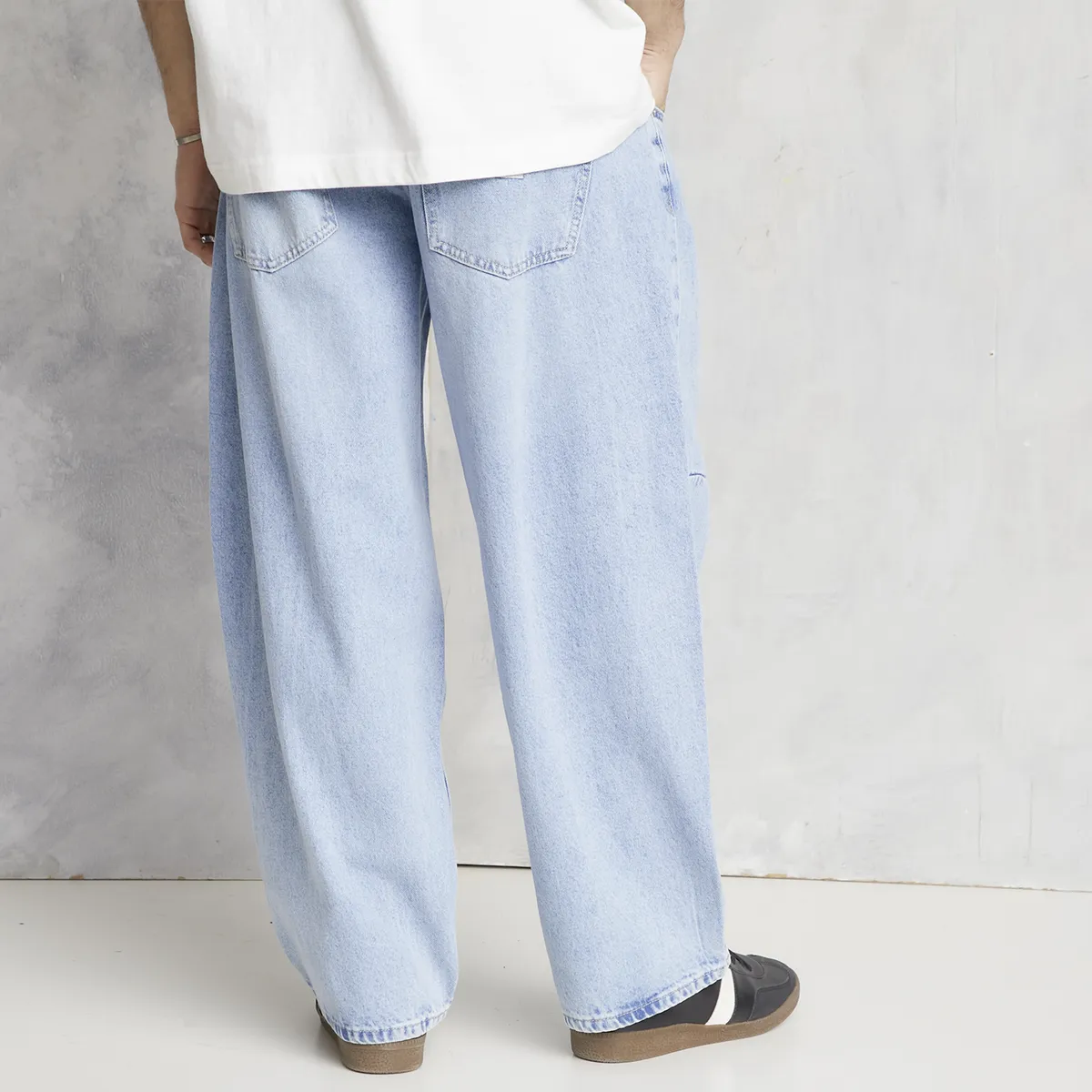 AMERICANINO - Jeans Baggy Tiro Bajo Hombre Americanino