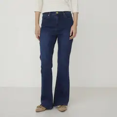 APOLOGY - Jeans Flare Tiro Medio Mujer