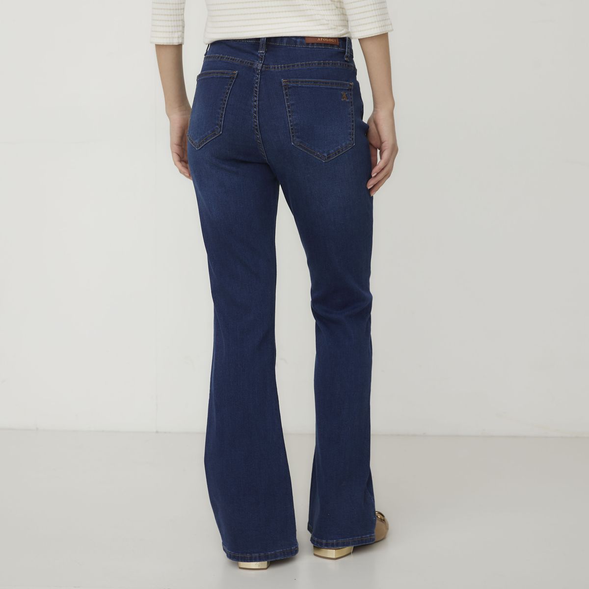 APOLOGY - Jeans Flare Tiro Medio Mujer Apology