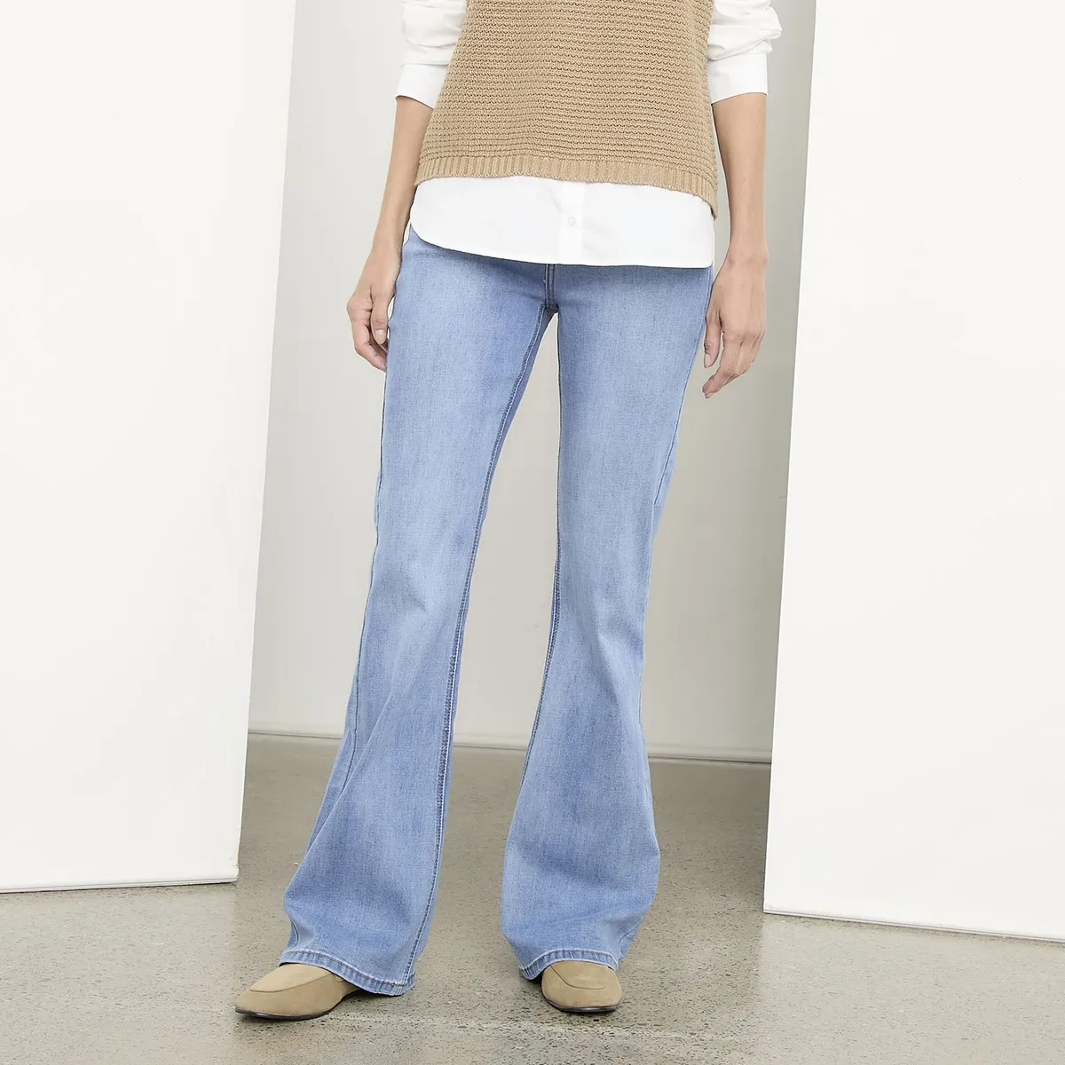 APOLOGY - Jeans Flare Tiro Medio Mujer Apology