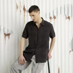 AMERICANINO - Camisa Manga Corta Casual Hombre