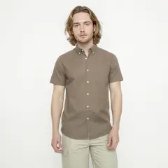 DOO AUSTRALIA - Camisa Casual Manga Corta Algodón Hombre