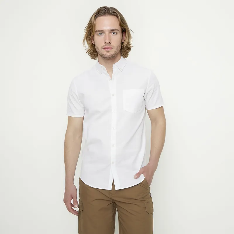 DOO AUSTRALIA - Camisa Casual Manga Corta Algodón Hombre Doo Australia