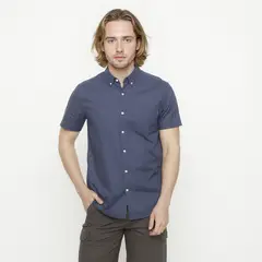 DOO AUSTRALIA - Camisa Casual Manga Corta Algodón Hombre