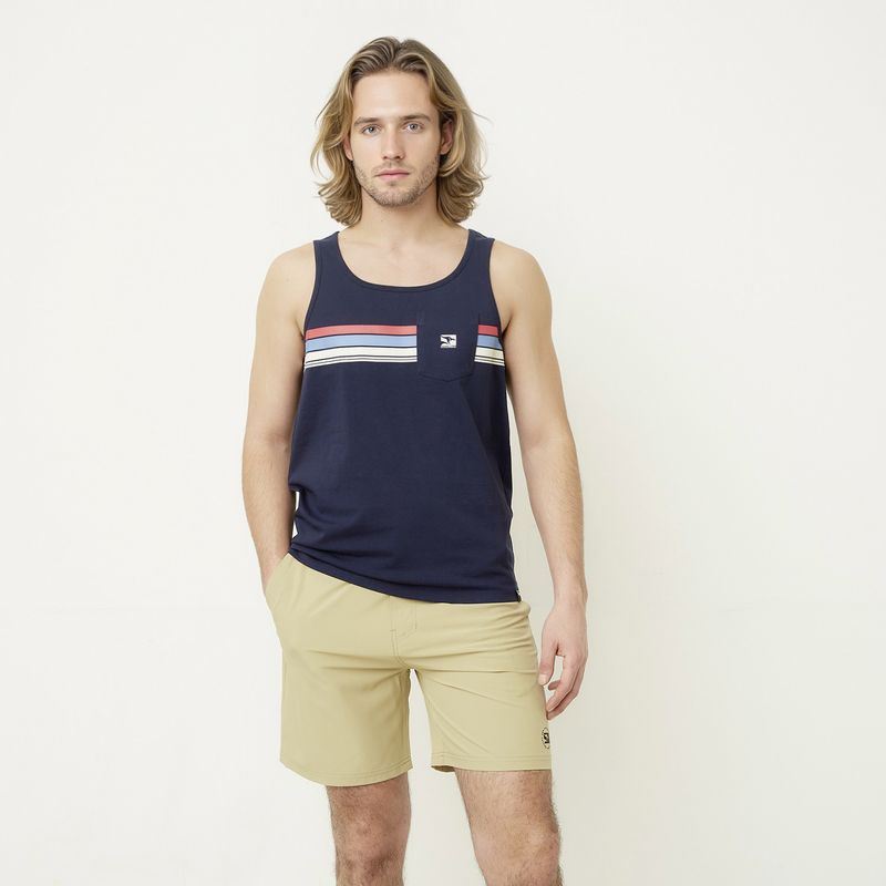 DOO AUSTRALIA - Polera Sin Mang Tst Pcklin Navy M Hombre Doo Australia