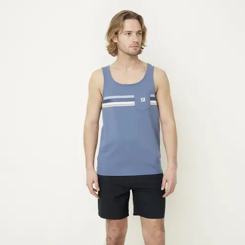 DOO AUSTRALIA - Polera Sin Mang Tst Pcklin Navy M Hombre