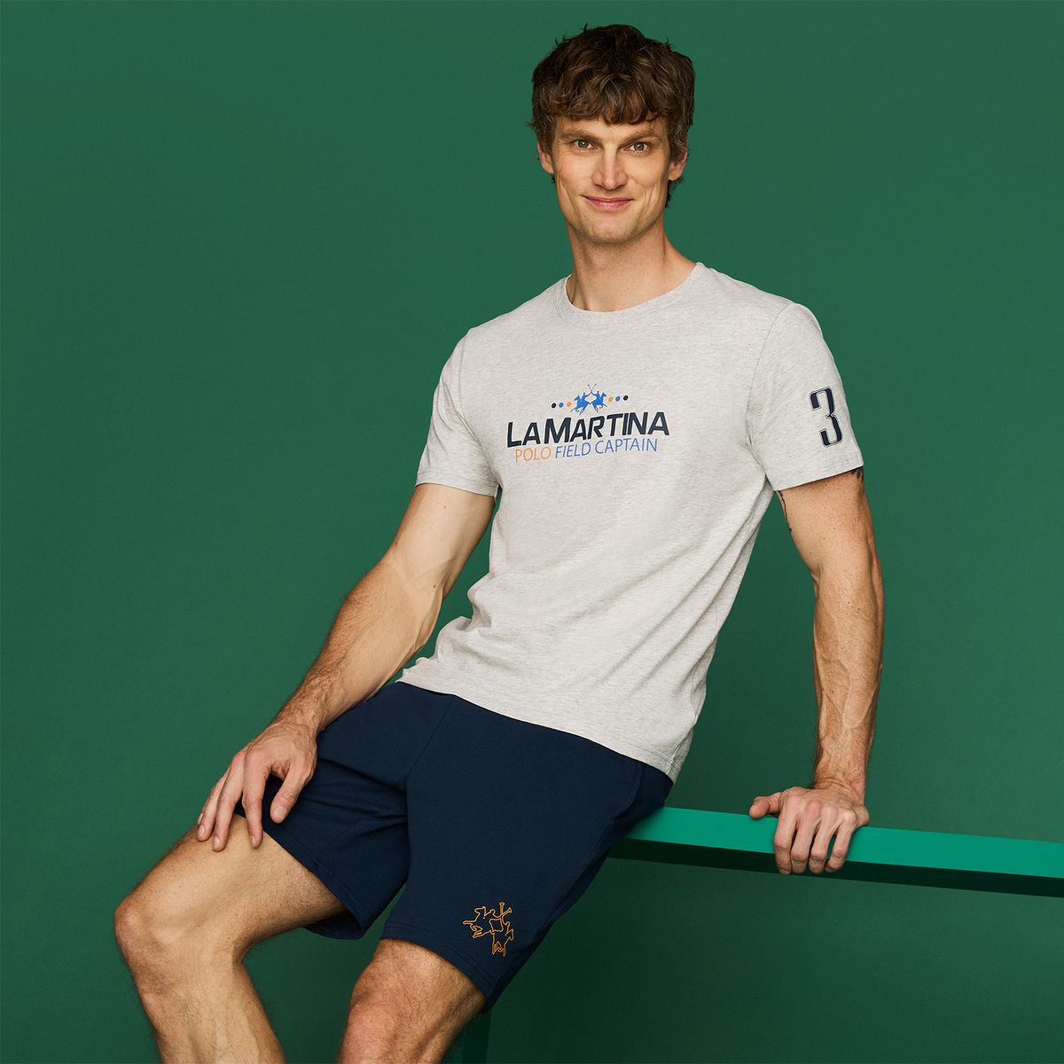 LA MARTINA - Pijama Corto Algodón Hombre Mossimo