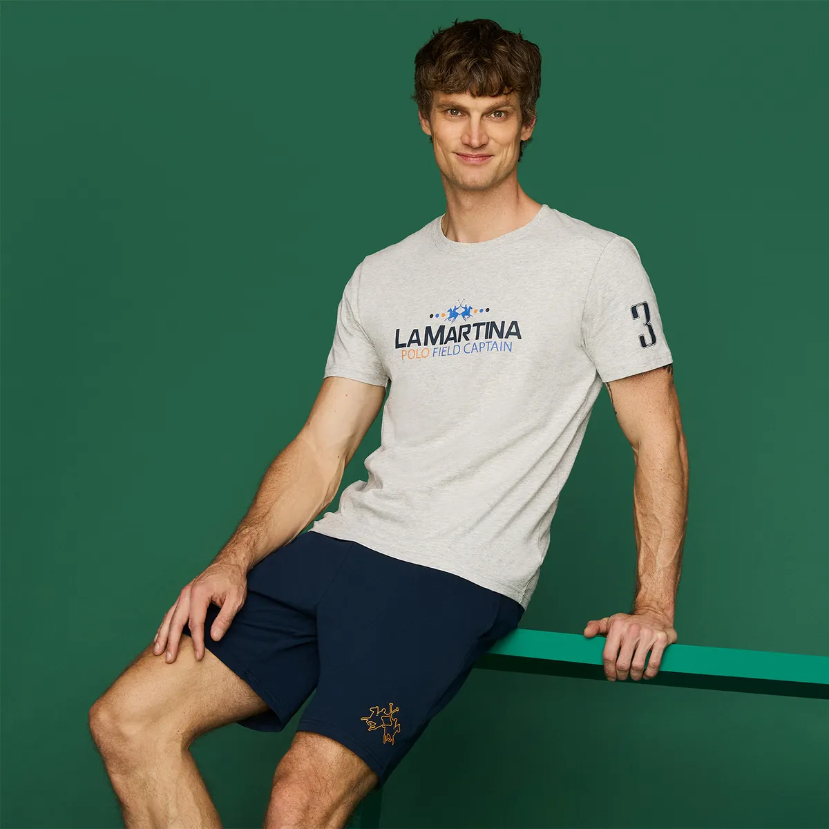 LA MARTINA - Pijama Corto Algodón Hombre Mossimo