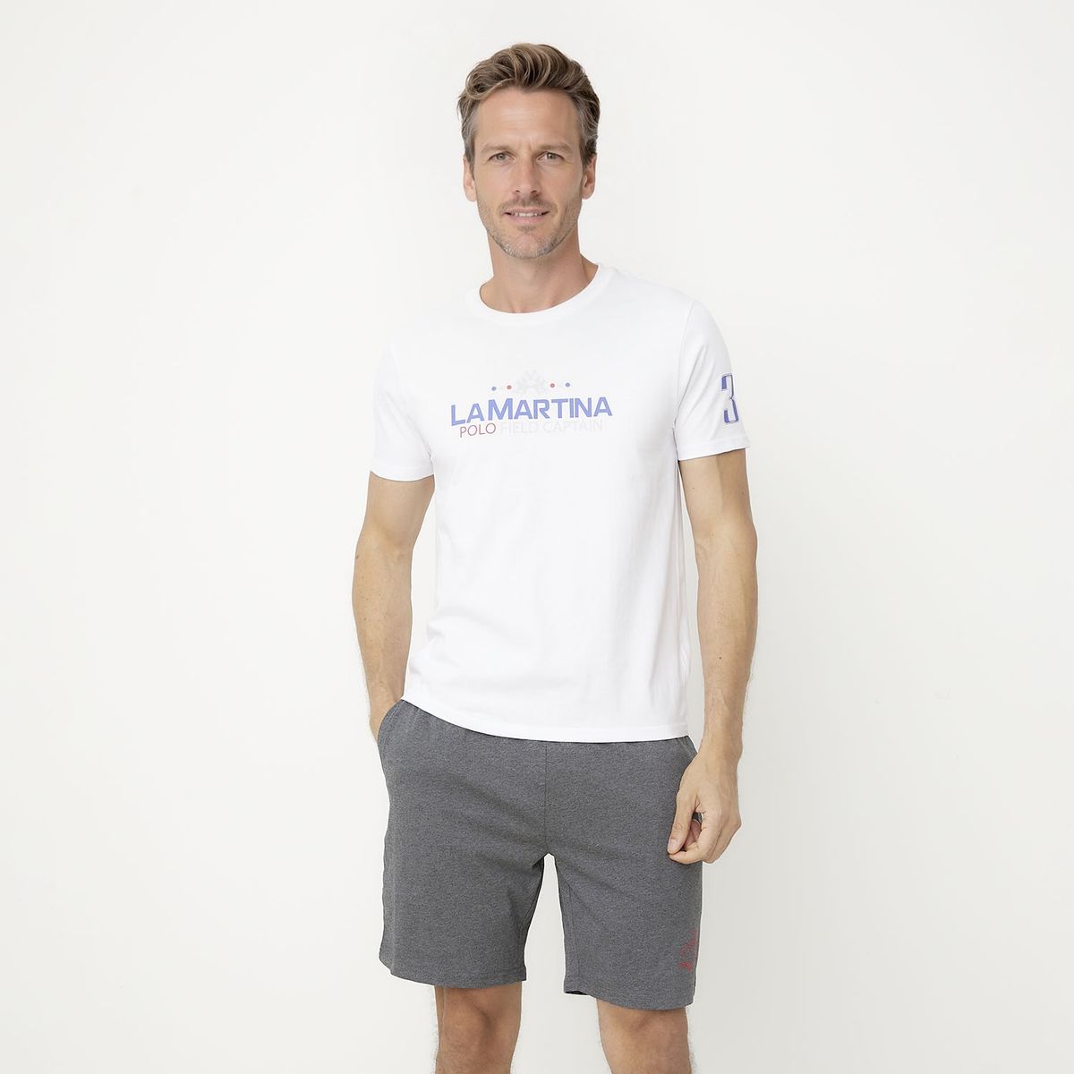 LA MARTINA - Pijama Corto Algodón Hombre Mossimo