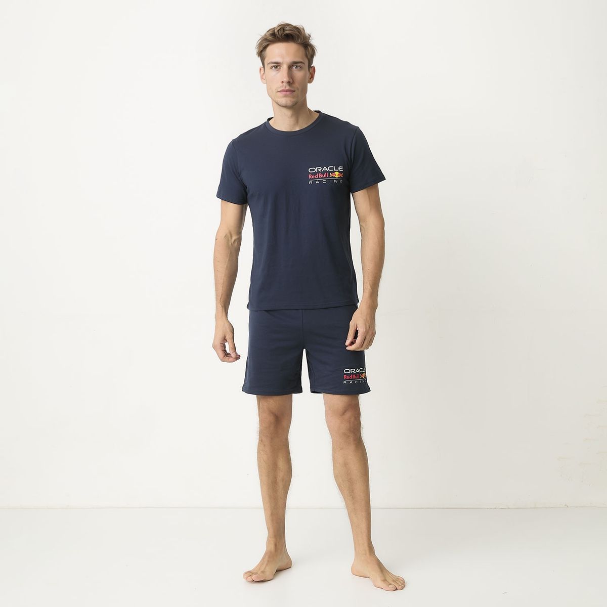 RED BULL - Pijama Corto Hombre Red Bull