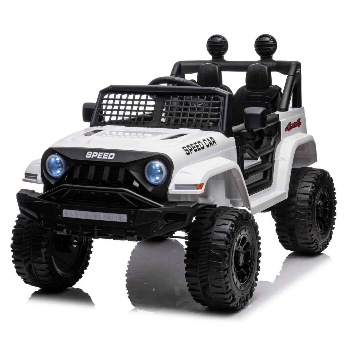 SCOOP - Camioneta Eléctrica 4X4 12V Blanco Scoop