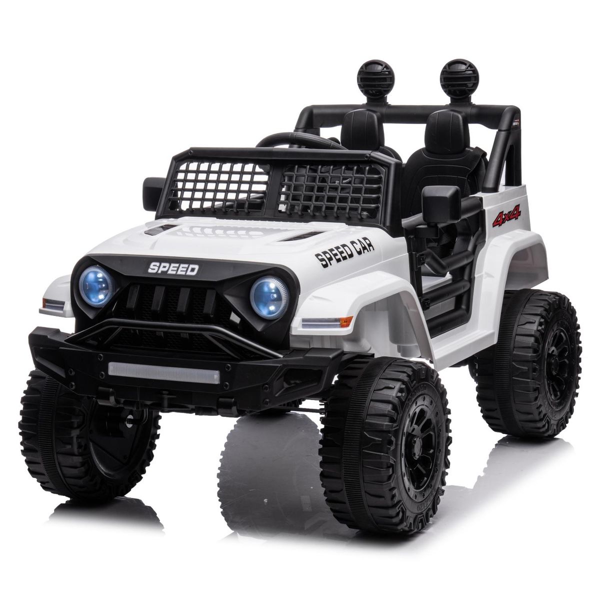 SCOOP - Camioneta Eléctrica 4X4 12V Blanco Scoop