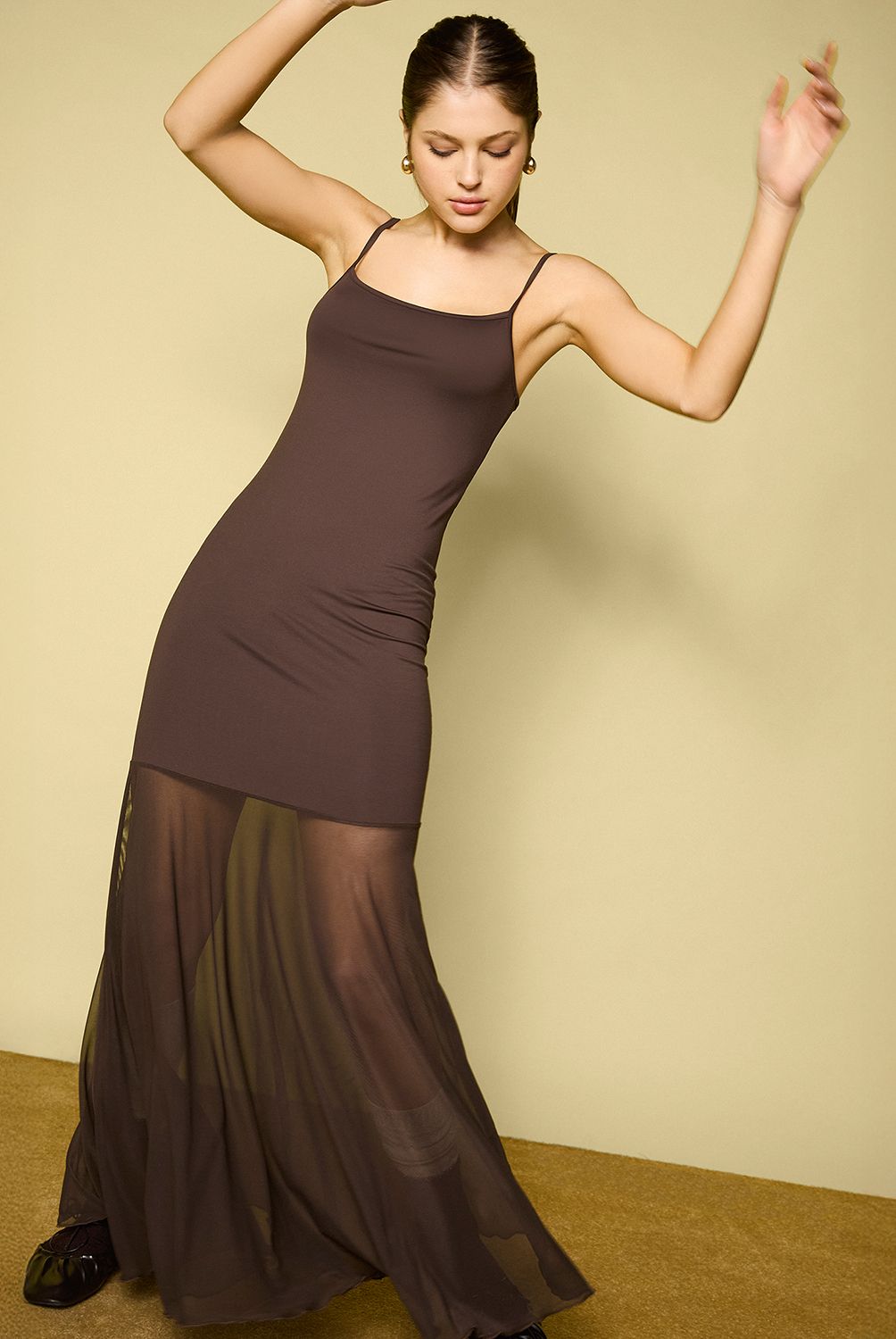 SYBILLA - Vestido Casual Maxi Mujer Sybilla