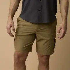 MOUNTAIN GEAR - Short Deportivo de Trekking Outdoor Hombre